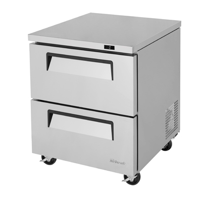 superior-equipment-supply - Turbo Air - Turbo Air 27.5" Wide One-Section Super Deluxe Series Undercounter Freezer