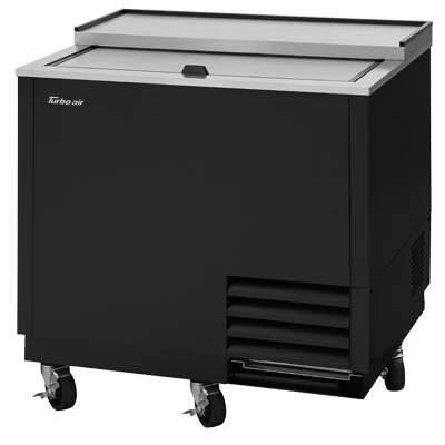 superior-equipment-supply - Turbo Air - Turbo Air 36.75" Wide Black Laminated Glass Chiller & Froster