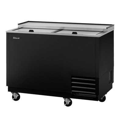 superior-equipment-supply - Turbo Air - Turbo Air 50" Wide Black Steel Super Deluxe Glass Chiller & Froster