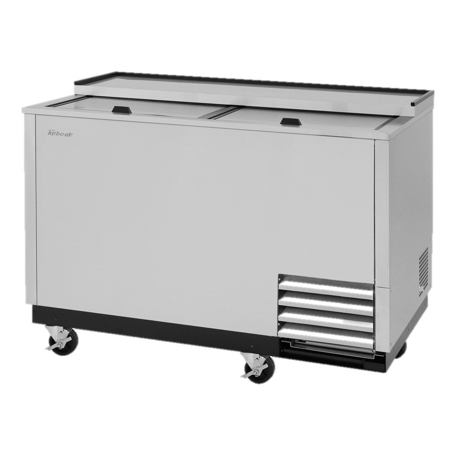 superior-equipment-supply - Turbo Air - Turbo Air 50" Wide Stainless Steel Super Deluxe Glass Chiller & Froster