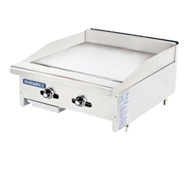 superior-equipment-supply - Turbo Air - Turbo Air Two-Burner Stainless Steel Countertop Griddle (Thermostat Control)