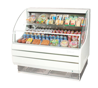 superior-equipment-supply - Turbo Air - Turbo Air 9.81 Cubic Feet White Open Merchandiser