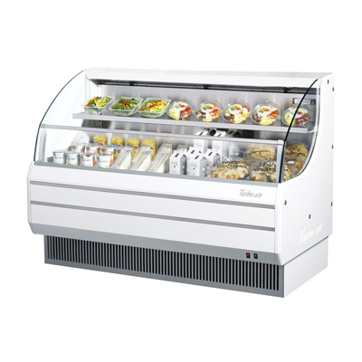 superior-equipment-supply - Turbo Air - Turbo Air 12.3 Cubic Feet White Open Merchandiser