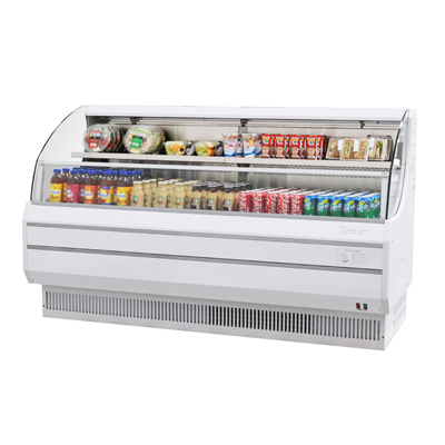 superior-equipment-supply - Turbo Air - Turbo Air 14.8 Cubic Feet White Open Merchandiser