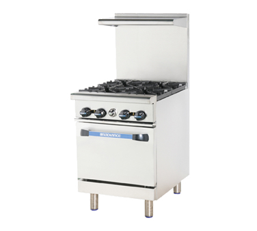 superior-equipment-supply - Turbo Air - Turbo Air 24" Wide Four-Burner Stainless Steel Restaurant Range