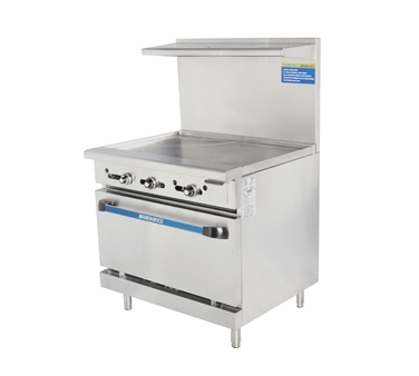 superior-equipment-supply - Turbo Air - Turbo Air 36" Wide Stainless Steel Heavy Duty Range