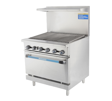 superior-equipment-supply - Turbo Air - Turbo Air 36" Wide Stainless Steel Heavy Duty Broiler Top Range