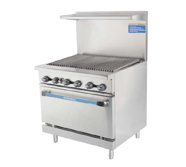 superior-equipment-supply - Turbo Air - Turbo Air 36" Wide Stainless Steel Heavy Duty Broiler Top Range