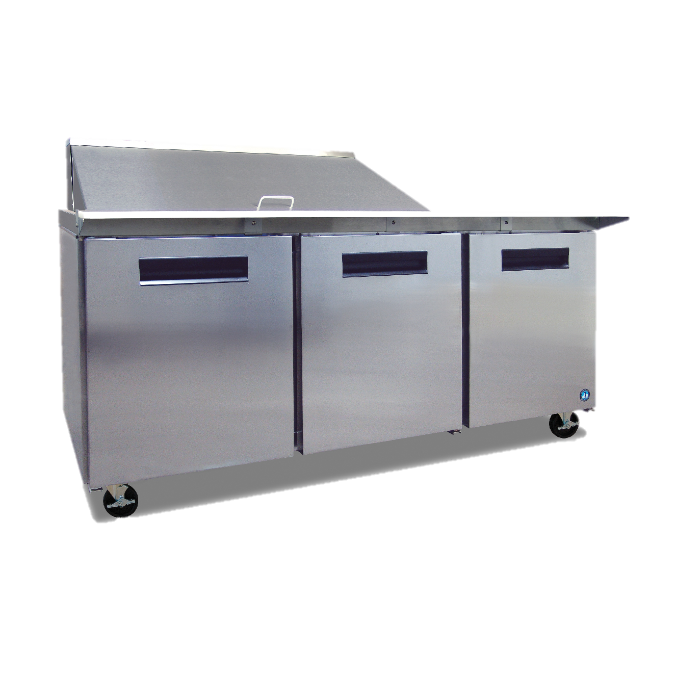 superior-equipment-supply - Hoshizaki - Hoshizaki 72" Wide Three Section Reach In Refrigerator Prep Table