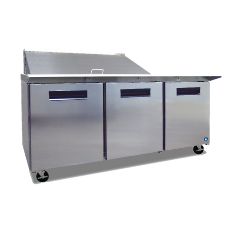 superior-equipment-supply - Hoshizaki - Hoshizaki 72" Wide Three Section Reach In Refrigerator Prep Table