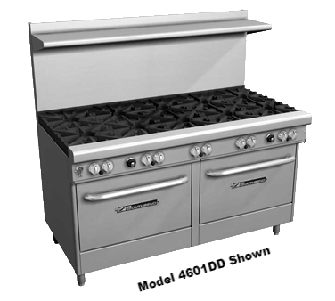 superior-equipment-supply - Southbend - Southbend Stainless Steel 60" Two Burner Ultimate Restaurant Range With 48" Griddle