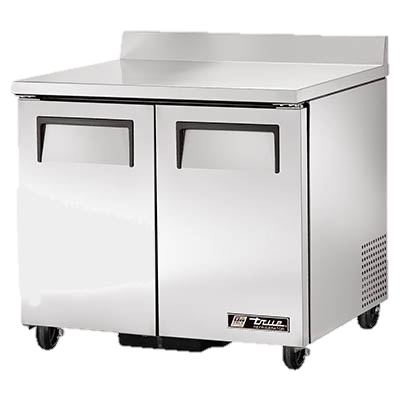 superior-equipment-supply - True Food Service Equipment - True Stainless Steel Two Section 36" Wide Work Top Refrigerator