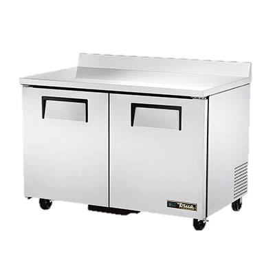 superior-equipment-supply - True Food Service Equipment - True Stainless Steel Two Section 48" Wide Work Top Freezer