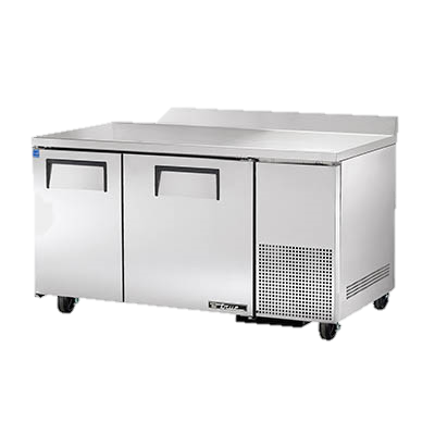 superior-equipment-supply - True Food Service Equipment - True Stainless Steel 60" Wide Two Section Deep Work Top Refrigerator