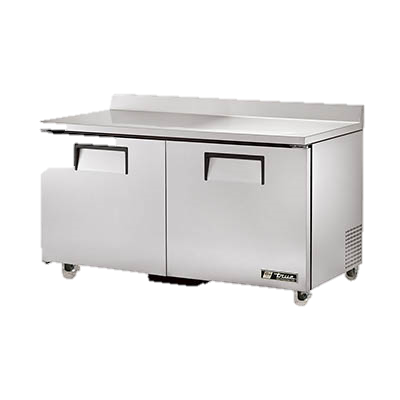 superior-equipment-supply - True Food Service Equipment - True Stainless Steel Two Section 60" Wide Compliant Work Top Refrigerator