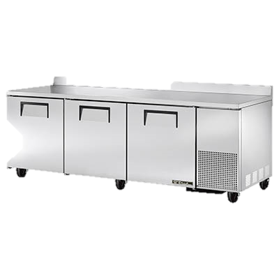 superior-equipment-supply - True Food Service Equipment - True Stainless Steel Three Section 93" Wide Work Top Refrigerator