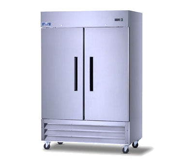superior-equipment-supply - Arctic Air - Arctic Air Freezer Reach In, Two-Section, 49.0 Cubic Feet Capacity, Stainless Steel Exterior