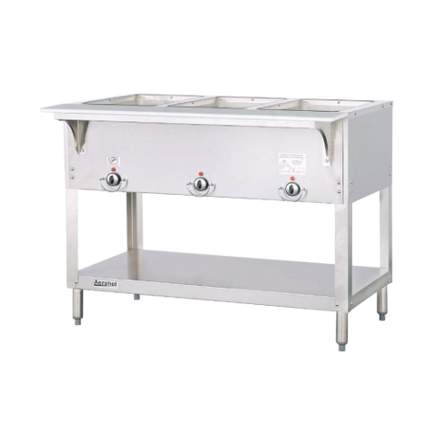 Duke Aerohot™ Hot Food Station 34"H x 44.38"W x 22.44"D Stainless Steel With Carving Board