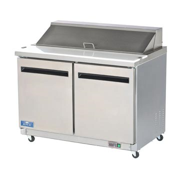 superior-equipment-supply - Arctic Air - Arctic Air Stainless Steel Two Door 48" Wide Sandwich Prep Table