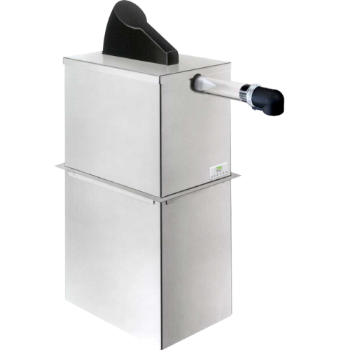 Server Server Express Dispenser 6 Quart Capacity 10.44"H x 6.38"W x 13.63"D Silver Stainless Steel