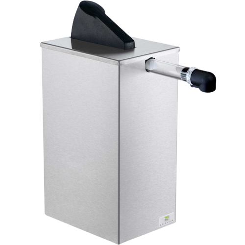 Server Server Express Dispenser 6 Quart Capacity 17.56"H x 6.38"W x 13.19"D Sliver Stainless Steel With Single Pump