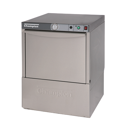 Champion Dishwasher Undercounter 24"W x 25"D x 33-3/4"H Low-Temp 21 Racks/Hr Stainless Steel