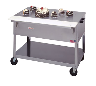Duke Portable Steamtable Unit 22.44"L x 44-3/8"W x 34"H Stainless Steel With 7"W Poly Carving Board