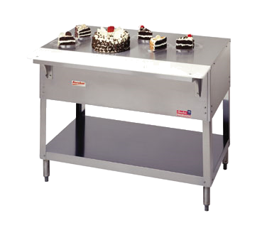 Duke Aerohot Steamtable Solid Top Unit 34"H x 44.38"W x 22.44"D Stainless Steel With Undershelf