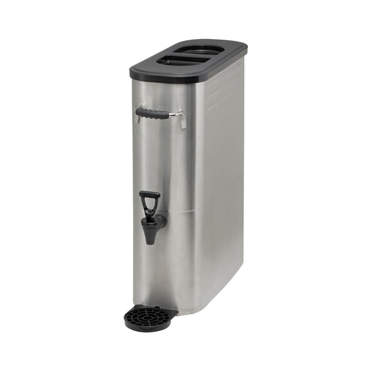 Winco Iced Tea Dispenser Stainless Steel With Handle & Drip Tray 5 Gallon