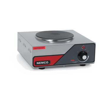 superior-equipment-supply - Nemco Inc - Nemco Single Burner Stainless Steel Hot Plate