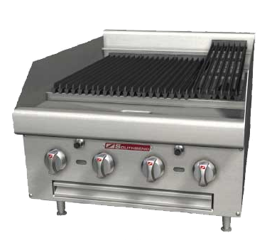 Southbend Stainless Steel Gas 24" Countertop with Burners and Cooking Grid and Crumb Tray