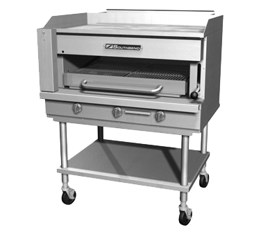 Southbend Stainless Steel Gas 32" Wide Broiler/Griddle with Paddle Release and Burner Controls