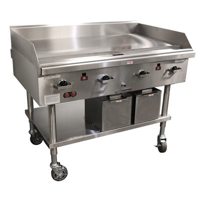 Southbend Stainless Steel Gas 48" Wide Countertop Griddle with 1" Thick Steel Plate and Thermostatic Controls