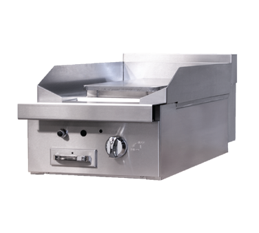 Southbend Stainless Steel Heavy Duty Gas 18" Wide Range with Manual Controls and 1/2" Thick Plate