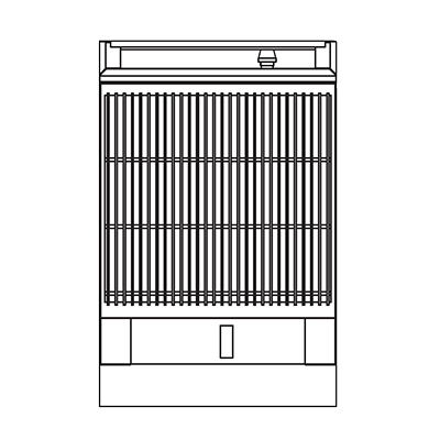 Southbend Stainless Steel Heavy Duty Gas 24" Wide Range Charbroiler with Radiants and Manual Controls