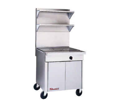 Southbend Stainless Steel Gas 32" Wide Heavy Duty Range with Manual Controls and Hot Top