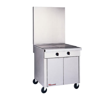 Southbend Stainless Steel Gas 32" Wide Heavy Duty Range with Manual Controls and Hot Tops