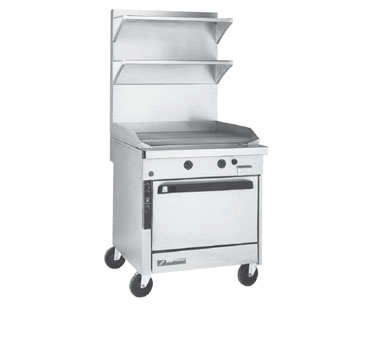 Southbend Stainless Steel Heavy Duty Gas 36" Wide Griddle with 1" Thick Plate and Manual Controls
