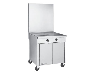 Southbend Stainless Steel Gas 36" Wide Heavy Duty Range with Manual Controls and Hot Tops