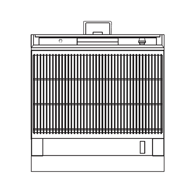 Southbend Stainless Steel Heavy Duty Gas 36" Wide Range Charbroiler with Cast Iron Grates and Manual Controls and Radiants