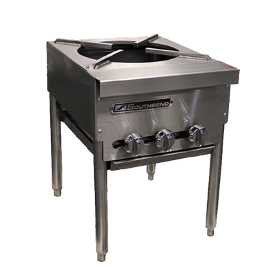 Southbend Stainless Steel Gas 18" Wide Single Stock Pot Range with (1) Burner and Manual Controls