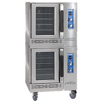 superior-equipment-supply - Imperial - Imperial Stainless Steel 30" Wide Double Deck Electric Convection Oven
