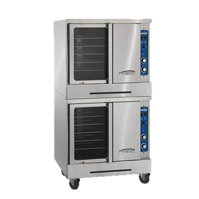 superior-equipment-supply - Imperial - Imperial Stainless Steel Double Deck 38" Wide Electric Convection Oven
