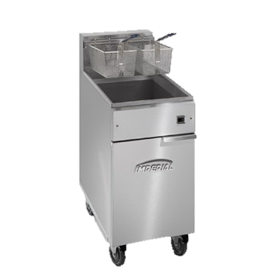superior-equipment-supply - Imperial - Imperial Stainless Steel 19.5" Wide Floor Model Electric Fryer