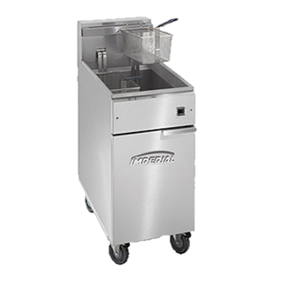superior-equipment-supply - Imperial - Imperial Stainless Steel 15.5" Wide 14.0 kW Electric Floor Model Fryer
