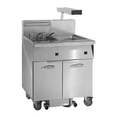 superior-equipment-supply - Imperial - Imperial Stainless Steel 39" Wide CSA-Sanitation Electric Floor Fryer