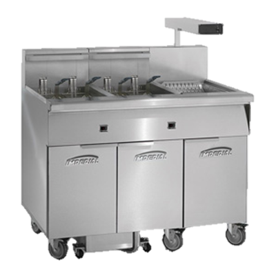 superior-equipment-supply - Imperial - Imperial Stainless Steel Six Battery Tilt-Up Elements 108.5" Wide Electric Fryer