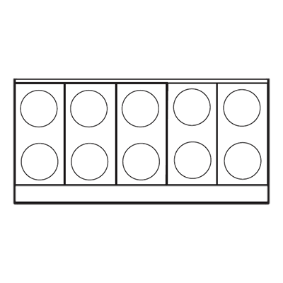 superior-equipment-supply - Imperial - Imperial Stainless Steel 10 Round Plate Elements 60" Wide Electric Countertop Hotplate