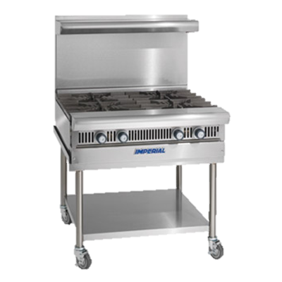 superior-equipment-supply - Imperial - Imperial Stainless Steel Modular 12" Wide Heavy Gas Range