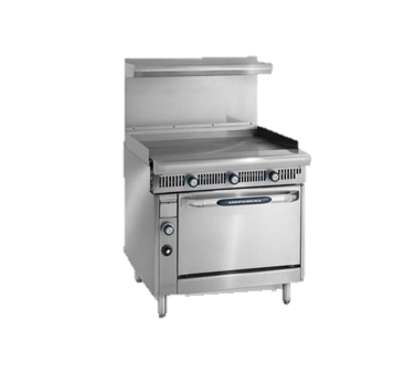 superior-equipment-supply - Imperial - Imperial Stainless Steel Thermostatic Controls Modular 36" Wide Griddle Heavy Duty Gas Range